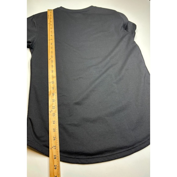 BYLT Premium Basics T-Shirt Mens M Black Lux Drop Cut V-Neck Athleisure - Picture 6 of 7